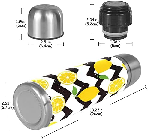 Termos Cup Prijenosni termos tikvica vakuuma izolirani dokaz o propuštanju i izlijevanju može se koristiti za hladna i vruća pića žuti
