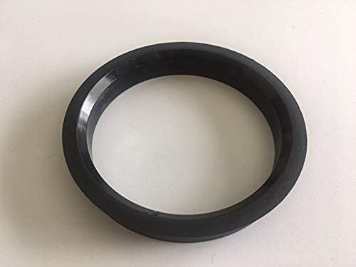 NB-AERO 4PC crni polikarbonski guzici 67 mm do 60,1 mm | Hubcentrični središnji prsten od 60,1 mm do 67 mm za mnoge Toyote i Lexus