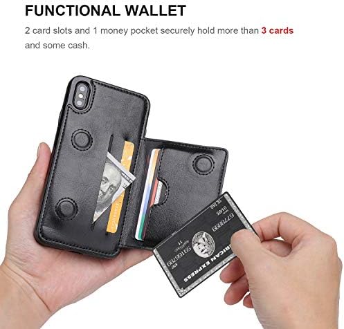 Torbica za novčanik za novčanik s držačem kreditne kartice, kožnim naslonom za noge, izdržljivom zaštitnom torbicom otpornom na udarce
