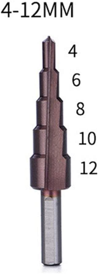 Čelični komadići za bušilica Korak za bušenje Kobalt Kobalt korak bušilica set 4-12/4-20/4-32 mm Alat za bušenje za metalni konus trokut