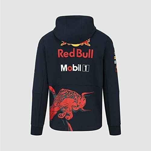 Red Bull Racing F1 muški tim 2022, puni zip s kapuljačama s kapuljačom