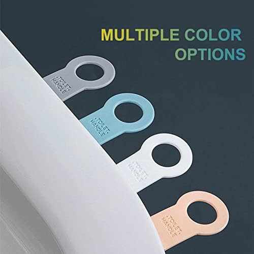 4 PCS Silikonski zalogaj za toaletno sjedalo, izbjegavajte dodirivanje ručka za toaletne sjedala, šarene i svijetle dizače poklopca