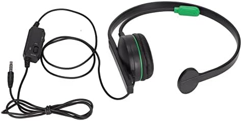Podesive slušalice za igranje s mikrofonom s jednim uhom, mono slušalice za mobitel s mikrofonom za poništavanje buke, 3,5 mm žičane