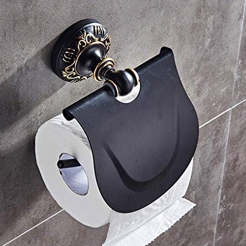 XXXDXDP Crni držači toaletnog papira ， Kutija za kupatilo Ofnica Space Aluminij toaletni papirni ručnik stalak za zid salvete na zid