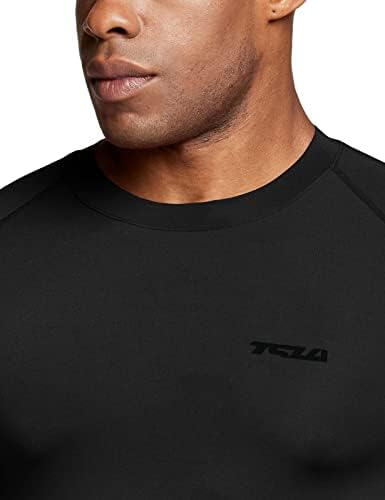 TSLA 1 ili 2 pakirajte muške košulje za kompresiju dugih rukava, atletski osnovni sloj, majica za trčanje zimskog zupčanika