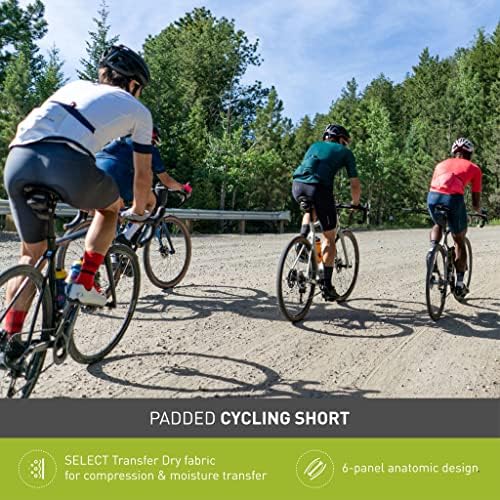 Muške biciklističke kratke hlače s podstavom i prozračnom reflektirajućom tkaninom