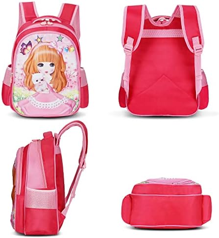 Ruksaci za djevojčice školske torbe s knjigama, Vodootporni lagani slatki ruksak za osnovnu školu