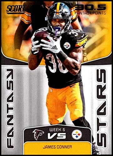 2019 SCORE Fantasy Stars 18 James Conner Pittsburgh Steelers NFL nogometna trgovačka karta