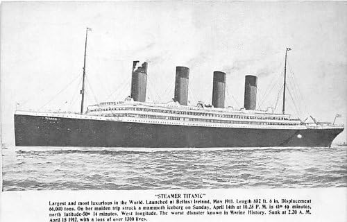 1300 života, Titanic brodovi brodski razglednici razglednice