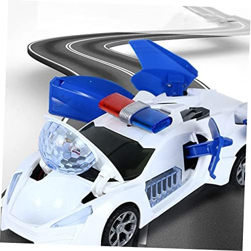 Toyvian Electric Policijski automobil igračka za djecu Obrazovne igračke daljinski upravljač Obrazovanje igračke automobile Model igračke