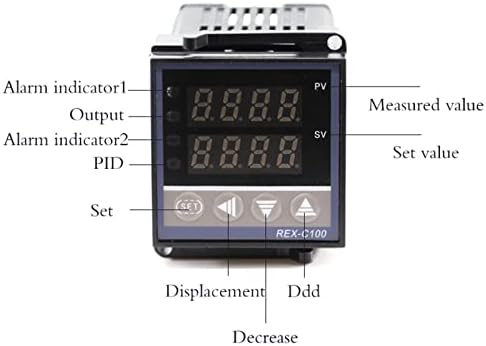 PIKIS REX-C100 Digitalni zaslon Inteligentni regulator temperature K termoeleja.