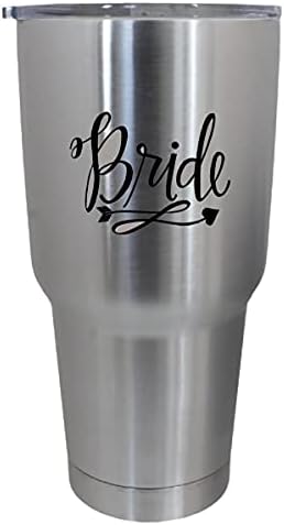 Epic Designs šalice naljepnice za piću pića - Nevjesta - naljepnica naljepnica za svadbenu svadbu