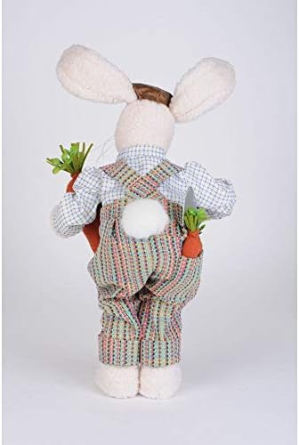 Karen Didion mrkva Boy Bunny Rabbit Uskrsna figurica 21 inč