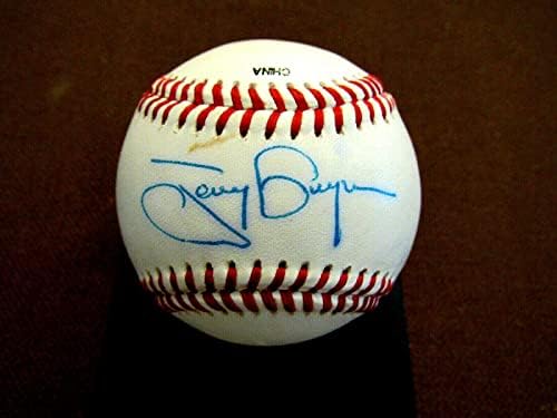 Tony Gwynn 8 x Batting Champ Padres Hof Potpisao je Auto Wilson A1010 Baseball JSA - Autografirani bejzbols