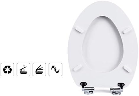 WSMYZY 3D toaletni poklopac Vintage toaletni poklopac MDF Materijal Brzo otpuštanje Usporajte isključivanje za U-tip V
