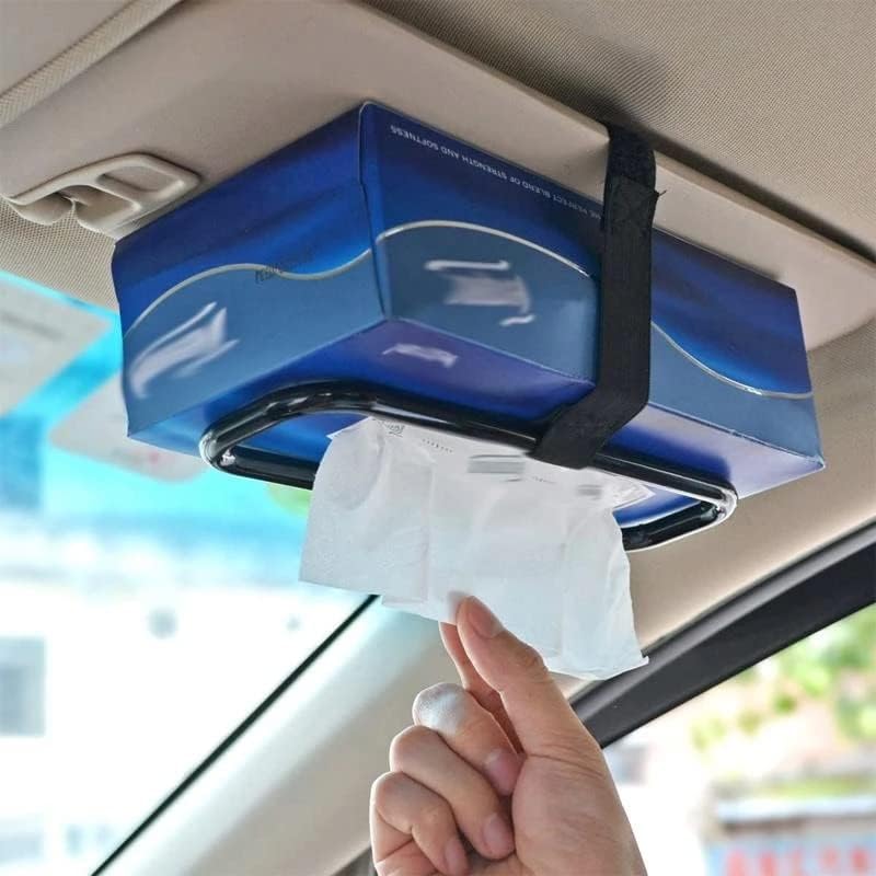 ZYJBM CAR CAR Sunce Vizir Tkivni držač kutije za učvršćivanje okvira za učvršćivanje okvira automobila stražnji papirnati držač ručnika