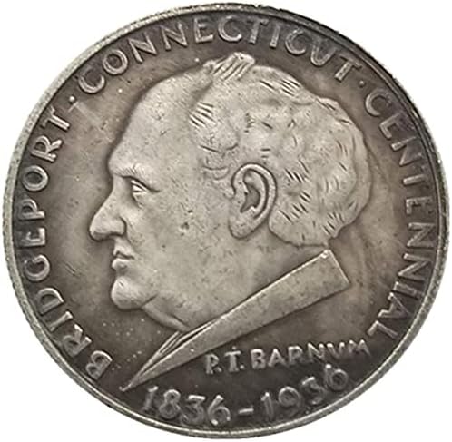 Antique Crafts American pola dolara 1936. Brid Silver Dollar Commemorative Coin Prikupljanje novčića