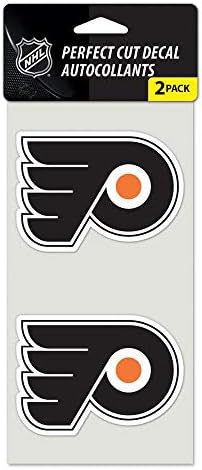 Wincraft NHL Philadelphia Flyers Perfect Cut Decil, 4 x 4