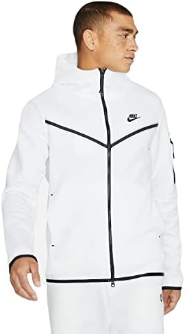 Nike Sportswear Tech Fleece Full-Zip Hoodie Muška veličina X-Velika bijela/crna