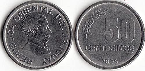 Američki Urugvaj 50 Swithand -godišnje nasumične kolekcije kovanica s kovanicama