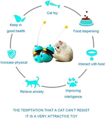 Zagonetka za mačke za mačke, mačji tretman dispenzer igračka mačja igračka za tretman, interaktivna lopta mačja zagonetka, mačja zagonetka