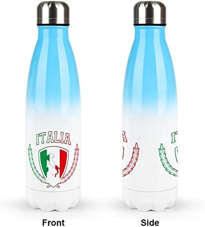 Simboli zastave u Italiji 17oz Sportska boca vode od nehrđajućeg čelika Vakuum Izolirani oblik Cola Oblik za višekratnu upotrebu Sportske