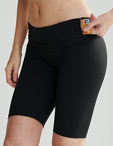Zuty 10 /5 biciklističke kratke hlače žene visoki struk s 2 skrivena džepa vježbaju atletski trčanje joge duge kratke hlače