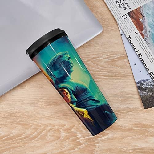 Ryan Gosling šalice kave od nehrđajućeg čelika izolirana putnička šalica s poklopcem s dvostrukim zidom za vakuumsku bocu Thermos šalice