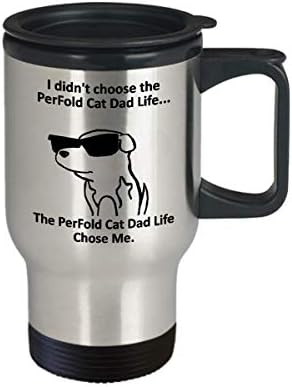 Perfold mačka tata putnička šalica