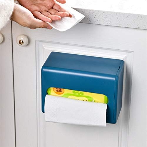 Doubao prijenosni samo-ljepljivi zidni nosač kutije s kutijama papira papir kućište organizator papirnati ručnik držač toaletnog tkiva