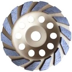 Xucus 6 Dijamantni brušenje čaše kotača 150 mm, alati za mljevenje diskova za beton, mramor, granit
