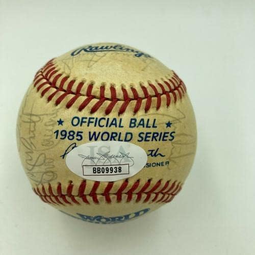 1985. Kansas City Royal World Series Champs ekipa potpisala je bejzbol s JSA CoA - Autographid College Baseballs