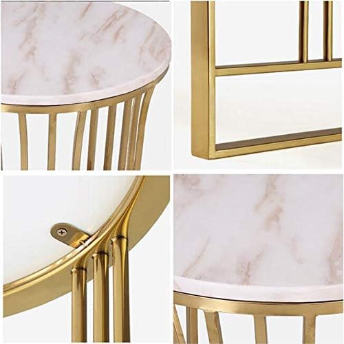 Zr- mramorni okrugli bočni stol kauč bočna polica pozlata zlatni kutni kutni stol/stol za čaj