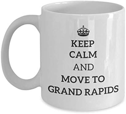 Budite mirni i pređite na Grand Rapids čaj čaše putnički prijatelj prijatelj poklon poklon michigan poklon putničke šalice