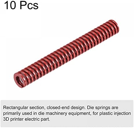 UXCELL 3D pisač Die Spring, 10pcs 12 mm OD 90 mm dugački spiralni stanging srednjeg opterećenja kompresija kalupa kalupa za 3D printer