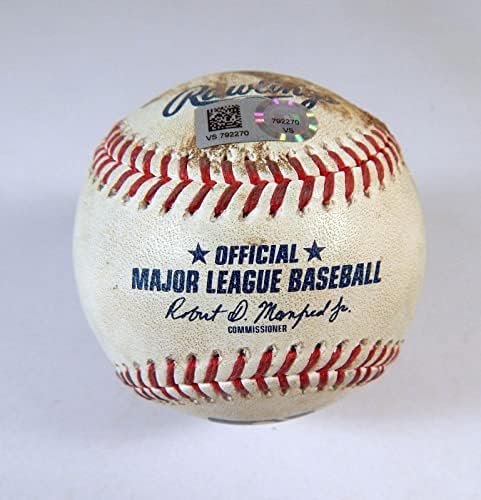 2022 Milwaukee Brewers Marlins Game Rafinerao bejzbol Brandon Woodruff Aguilar 6 - Igra korištena bejzbols