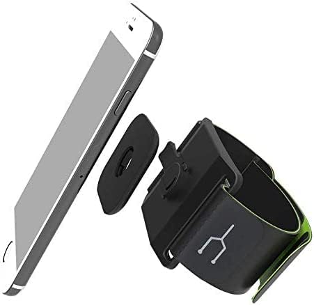 Navitech Crni mobilni telefon vodootporni pojas za trčanje - kompatibilan sa SAMSUNG Galaxy S9 Hybrid SIM
