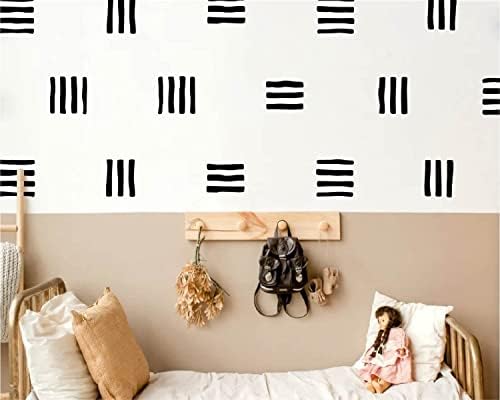 Zidne naljepnice s četiri linije, naljepnice za dječju sobu, dječji dnevni boravak, skandinavski Kućni dekor, samoljepljivi Murali