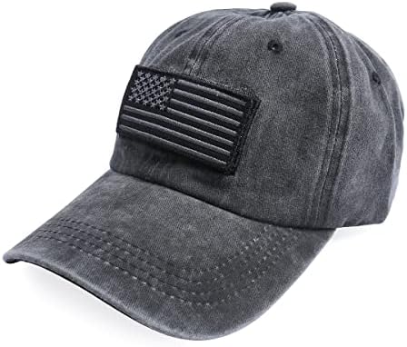 Ležerna bejzbolska kapa-sunčana kapa sa sjajnom američkom zastavom, domoljubnim vizirom, križnim repom podesivim po duljini