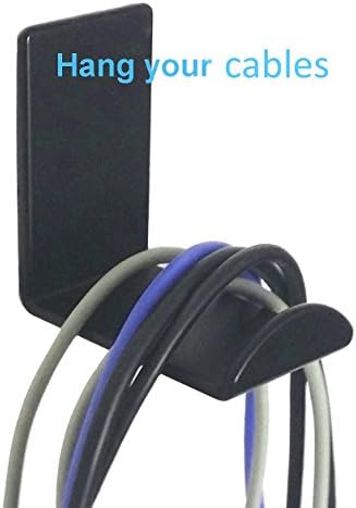 Elhook udaljene udaljene kuke za nosač slušalica-2 pakiranja, uklanjanje bez oštećenja, univerzalne vješalice za zidne slušalice za