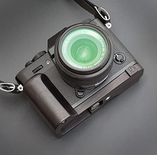 Ručno izrađena drvena drvena ebanovoa kamera za ručno držač za osnovnu ploču za Fujifilm X-T30 XT30 kamera
