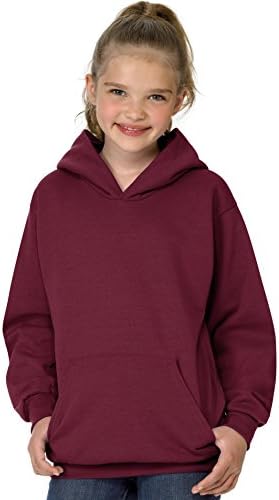 Hanes Big Boys 'ComfortBlend Ecosmart pullover hoodie _maroon_l