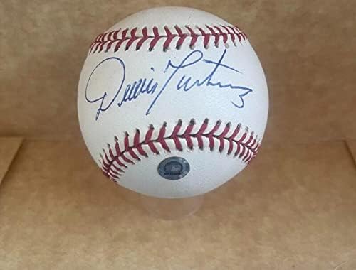 Dennis Martinez Indijanci/Orioles potpisao je M.L. Vježbajte bejzbol MLB hologram - Autografirani bejzbol