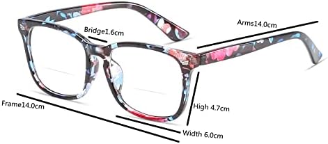 Naikomly retro bifokalne naočale za čitanje jednostavne udobne bifokalne čitatelje naočale