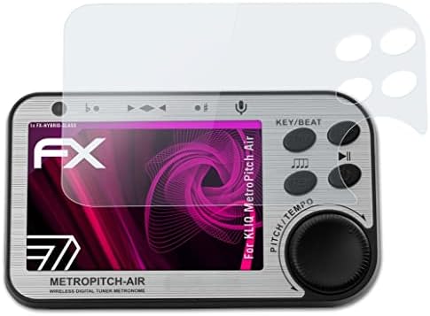 ATFOLIX plastični stakleni zaštitni film kompatibilan s Kliq Metropitch Air Stakleni zaštitnik, 9h hibrid-staklena fx staklena zaslon
