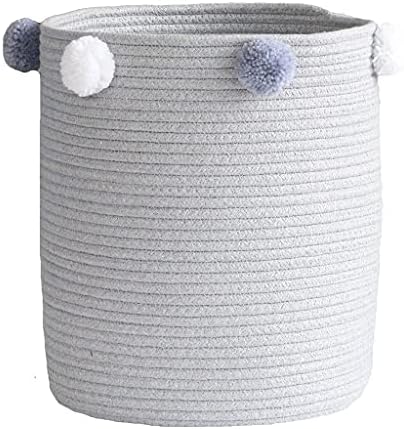 Slsfjlkj košarica za pranje rublja od pamuka za odlaganje odjeće košarica za skladištenje kućanstva kanta za skladištenje kante za
