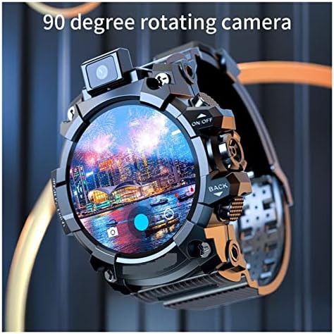 Balami Android Smart Watch Muškarci rotiraju kameru WiFi 4G Smartwatches Sport GPS Fitness Tracker Clock Clock Monitor