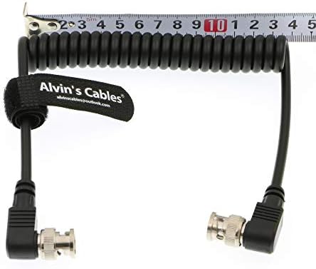 Alvinovi kabeli BNC do BNC namotanog kabela 3G SDI kabel pravi kut BNC u pravim kutom BNC za Blackmagic