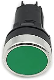 Waazvxs 22 mm momentalni samo-ponovo električni prekidač gumba zeleno crveno 1n 1nc 3 igle vijke terminali la39j-11b računalno računalo