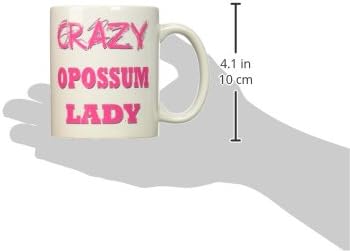 3Drose Crazy Opossum Lady dva tona šalica, 1 grof, crna